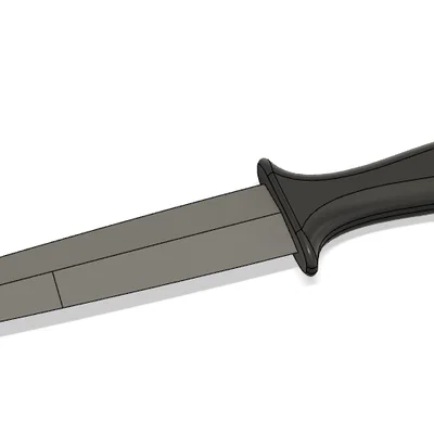 Mô hình Boot knife - Dao găm thiết kế ấn tượng cho in 3D