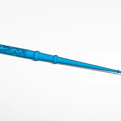 Mô hình đũa phép thuật 3D in ấn tượng cho người yêu phép thuật