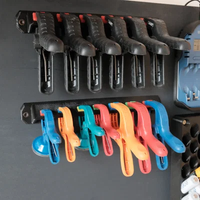Giá treo kẹp gỗ gắn tường (Clamps holder) - Giải pháp sắp xếp xưởng ngăn nắp