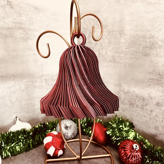 Mẫu in 3D đồ trang trí chuông Giáng sinh (Christmas Bell Ornaments) - Image 3