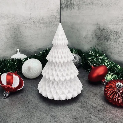 Bộ sưu tập Cây thông Noel 3D dùng với đèn Tealight cực đẹp