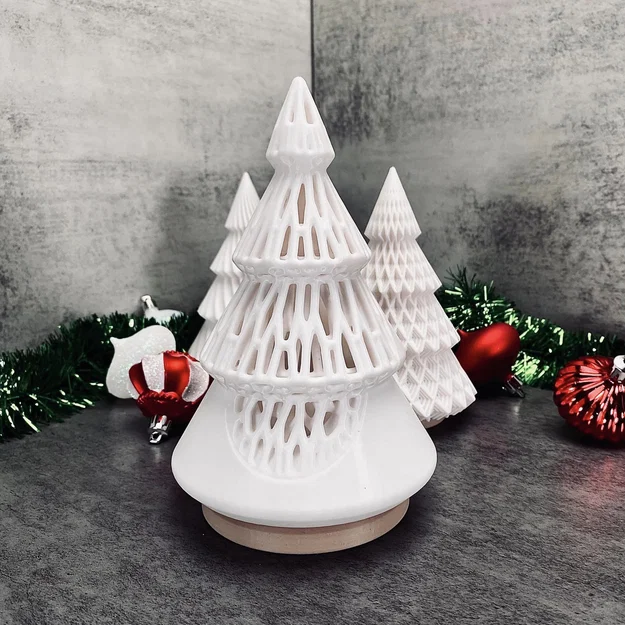 Bộ sưu tập Cây thông Noel 3D dùng với đèn Tealight cực đẹp - Image 5