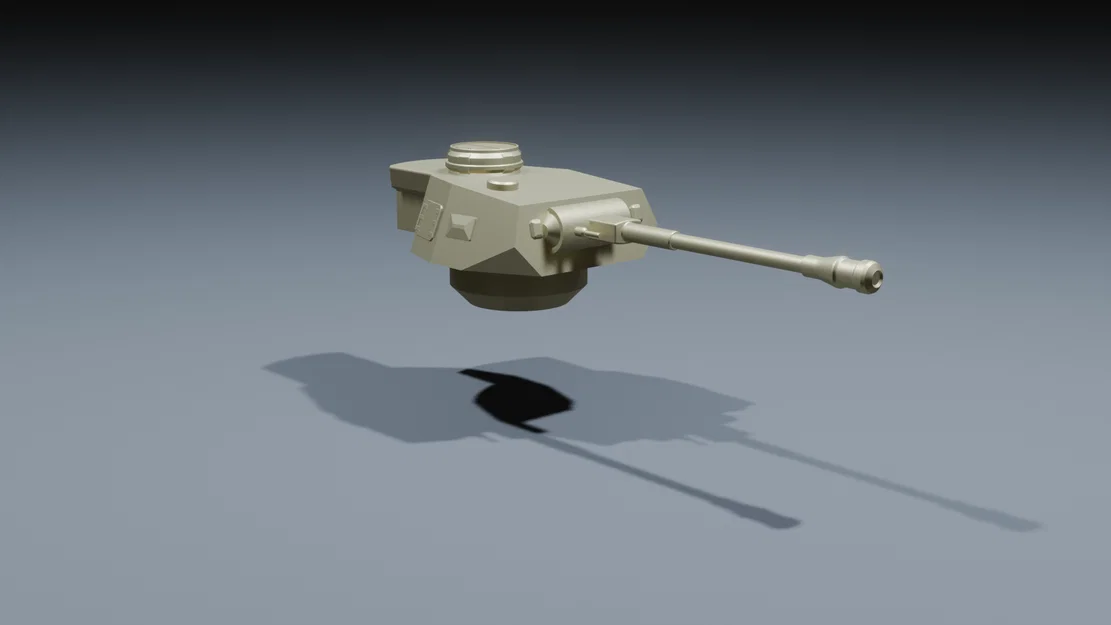 Mô hình xe tăng Panzer IV (G) in 3D với tháp pháo xoay linh hoạt - Image 2