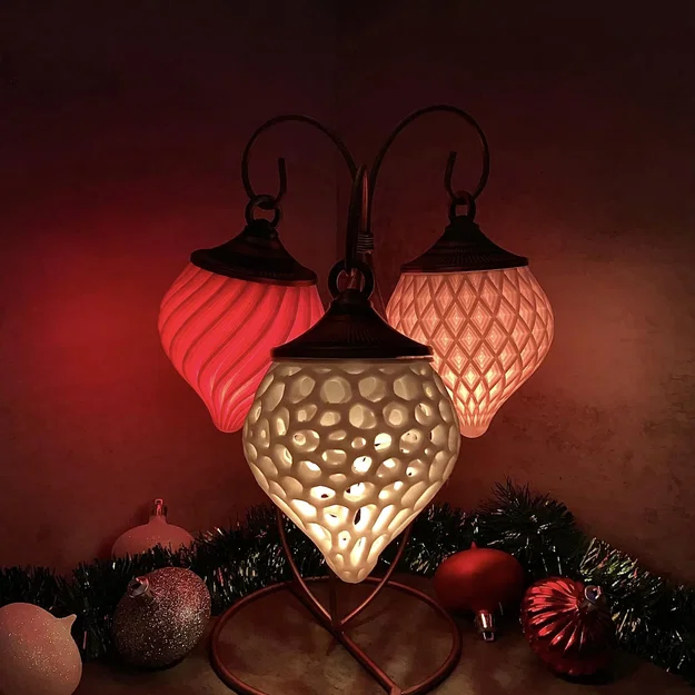 Bộ sưu tập vật trang trí đèn LED cho cây thông Noel độc đáo - Image 2