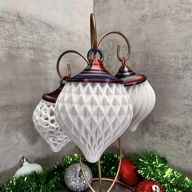 Bộ sưu tập vật trang trí đèn LED cho cây thông Noel độc đáo - Image 3