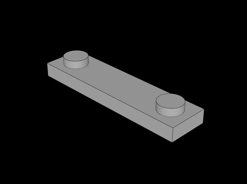 Tấm nền 1x4 tương thích Lego 3D - Phụ kiện lắp ráp thông minh - Image 1