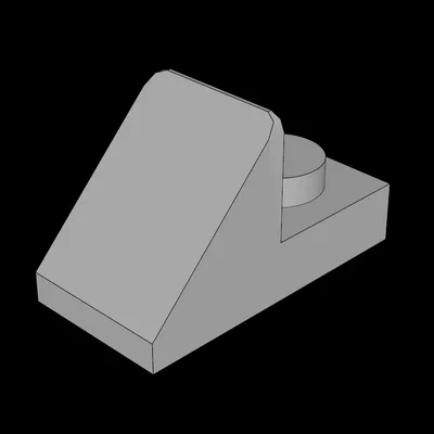 Mảnh ghép dốc Slope Plate 2x1 tương thích Lego
