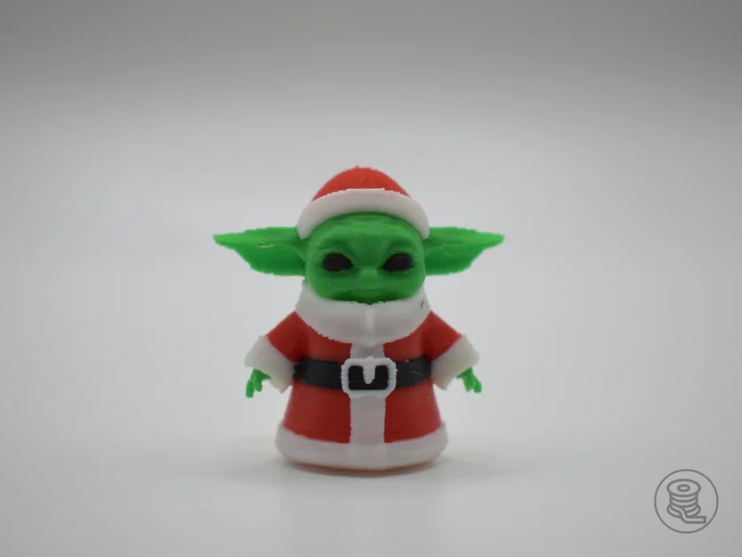 Mô hình Baby Yoda Santa in 3D - Image 1