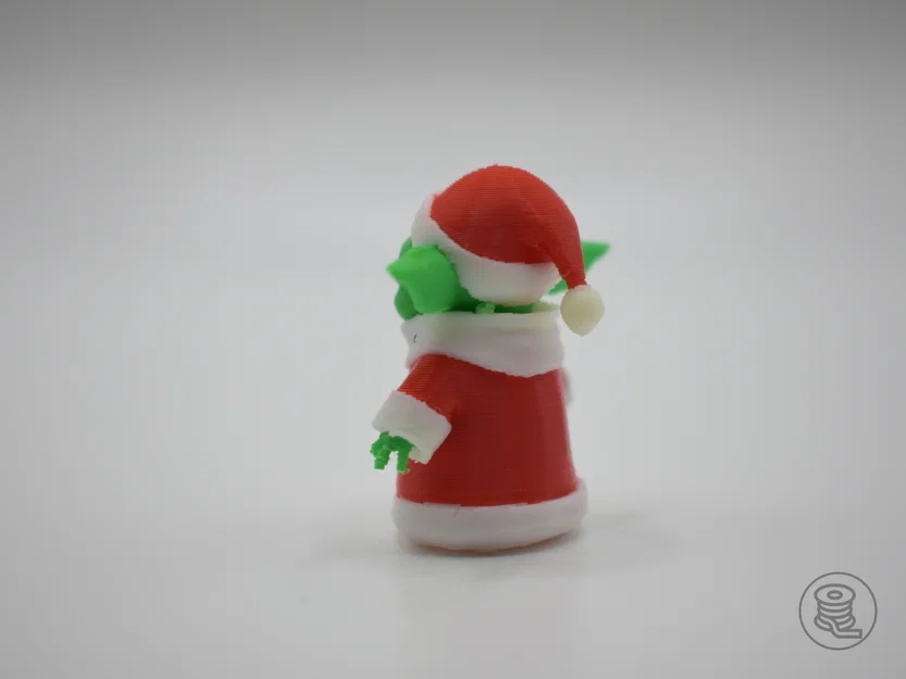 Mô hình Baby Yoda Santa in 3D - Image 2