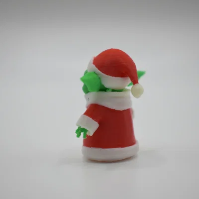 Mô hình Baby Yoda Santa in 3D