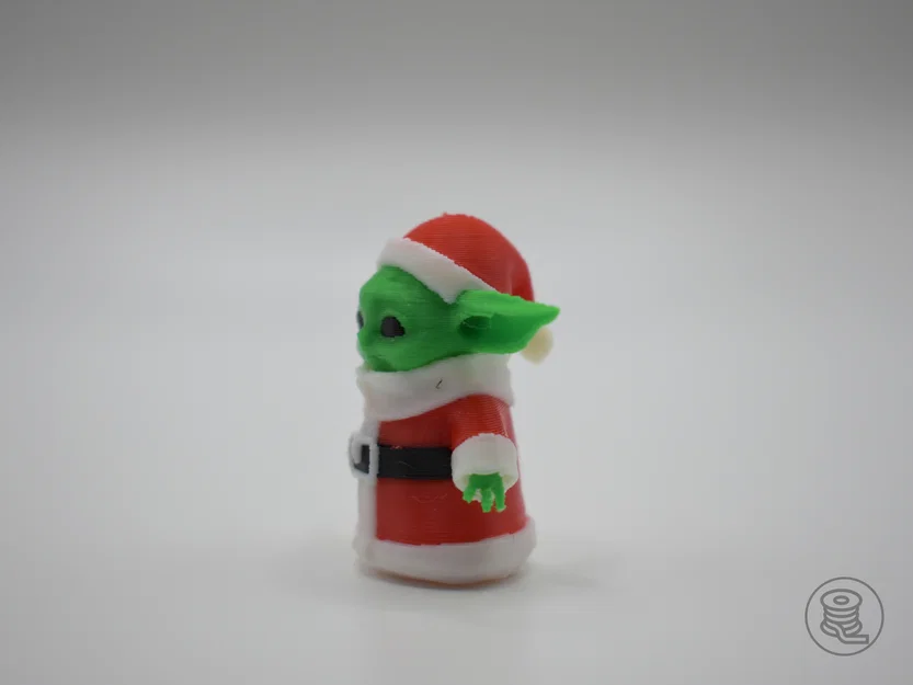 Mô hình Baby Yoda Santa in 3D - Image 3