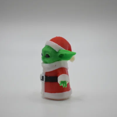 Mô hình Baby Yoda Santa in 3D