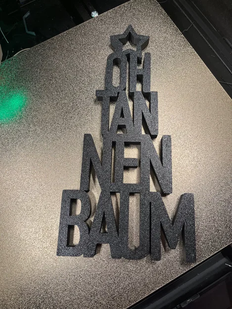 Vật trang trí cây thông Noel Oh Tannenbaum in 3D - Image 4