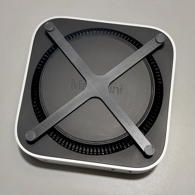 Đế nhấn nút nguồn Mac mini M4 - Phụ kiện in 3D tiện lợi - Image 1