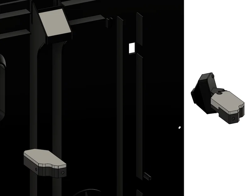 Nắp đậy chống bụi trục Z cho máy in 3D Creality K1, K1 Max, K1C - Image 1