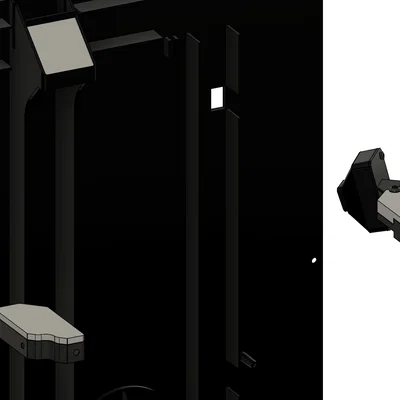 Nắp đậy chống bụi trục Z cho máy in 3D Creality K1, K1 Max, K1C