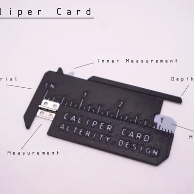 Caliper Card – Thước cặp dạng thẻ bỏ ví