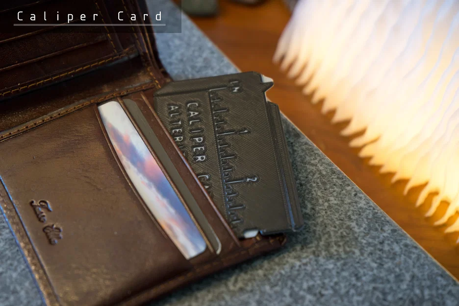 Caliper Card – Thước cặp dạng thẻ bỏ ví - Image 2