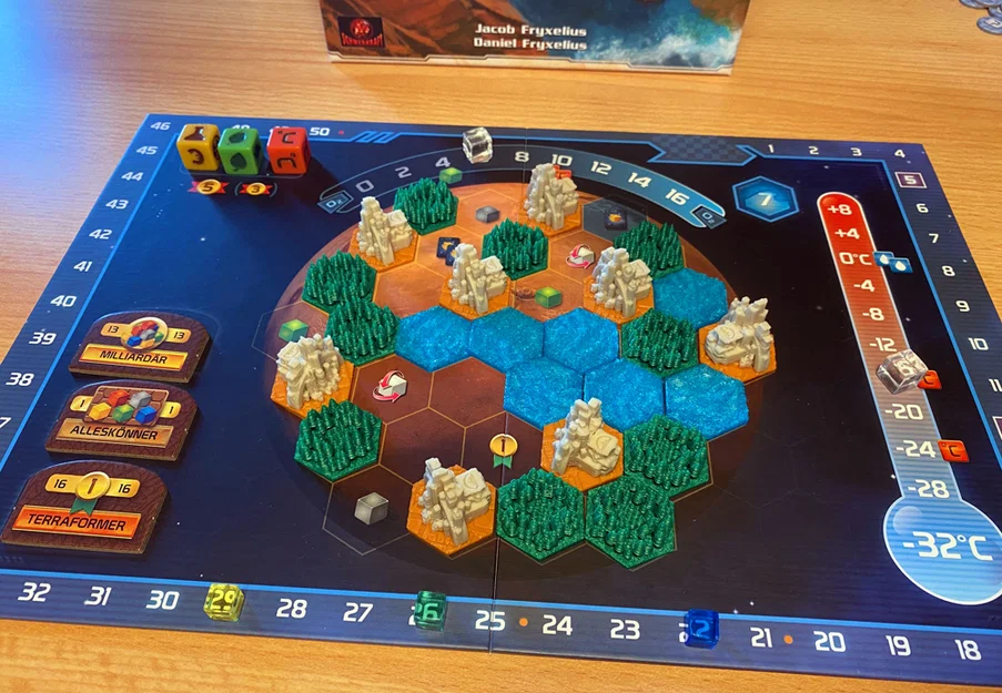 TERRAFORMING MARS The Dice Game - Tiles lục giác 26mm - Image 2