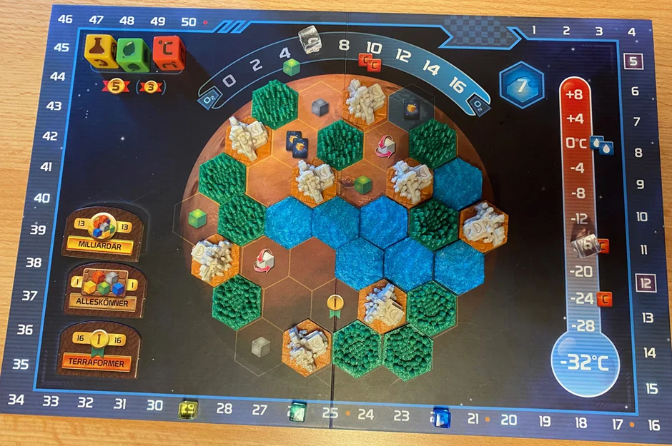 TERRAFORMING MARS The Dice Game - Tiles lục giác 26mm - Image 3