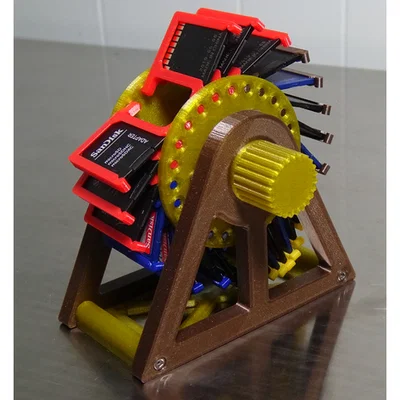 Giá đựng thẻ SD xoay kiểu Rolodex (SD Card Holder Rolodex-style)