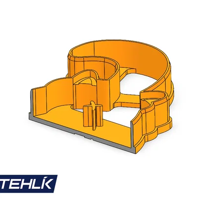 Khuôn cắt bánh quy hình chú mèo độc đáo - Phụ kiện làm bánh in 3D