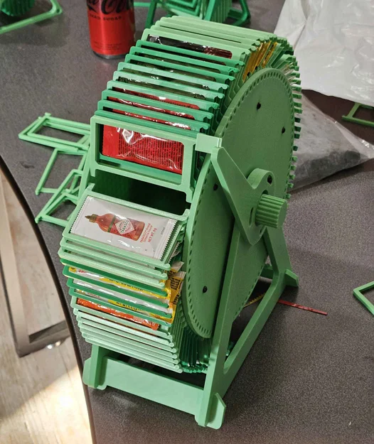 Bánh xe đựng gói sốt (Sauce Packet Wheel) - Image 1