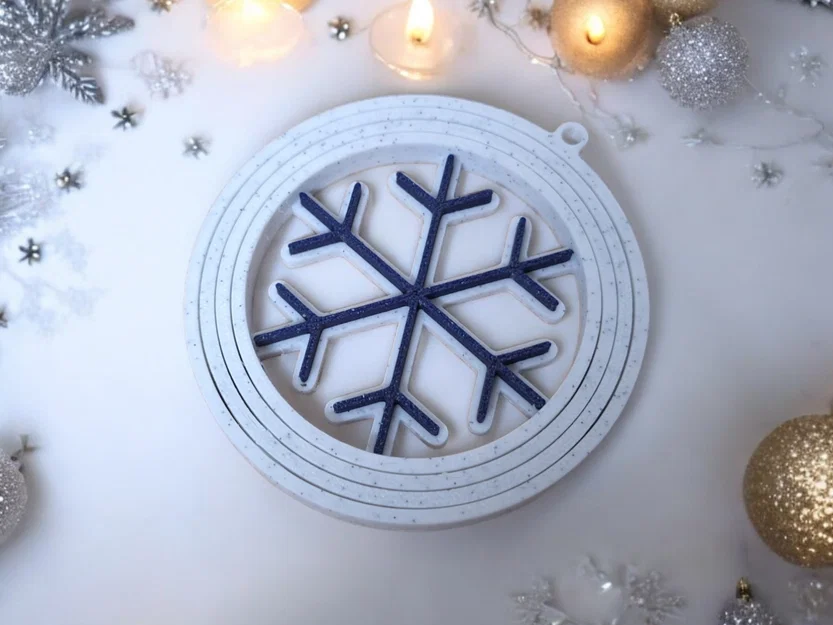 Quả cầu trang trí cây thông Giáng sinh (Christmas Bauble) 3D - Image 2