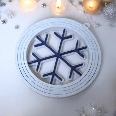 Quả cầu trang trí cây thông Giáng sinh (Christmas Bauble) 3D