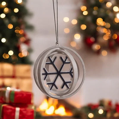 Quả cầu trang trí cây thông Giáng sinh (Christmas Bauble) 3D