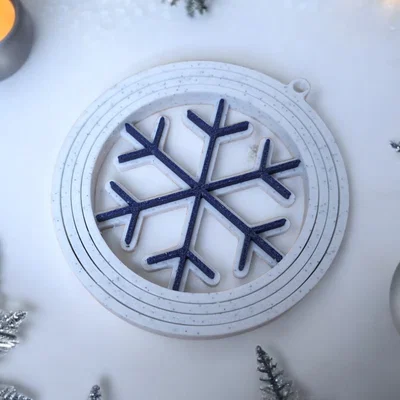 Quả cầu trang trí cây thông Giáng sinh (Christmas Bauble) 3D