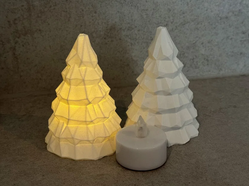 Đồ trang trí đèn cây thông Noel LowPoly - Image 2