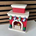 Lò sưởi Giáng Sinh (có đèn) // Weihnachts-Kamin (beleuchtet) - Thumbnail 1