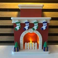 Lò sưởi Giáng Sinh (có đèn) // Weihnachts-Kamin (beleuchtet) - Thumbnail 2