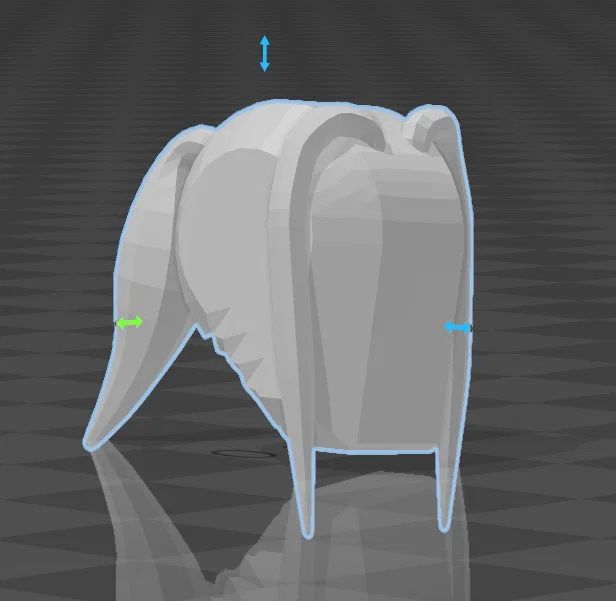 Đầu Dummy 13 kiểu tóc đuôi ngựa có mái - Image 1
