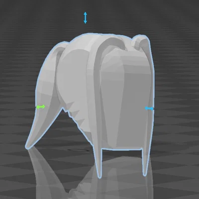 Đầu Dummy 13 kiểu tóc đuôi ngựa có mái