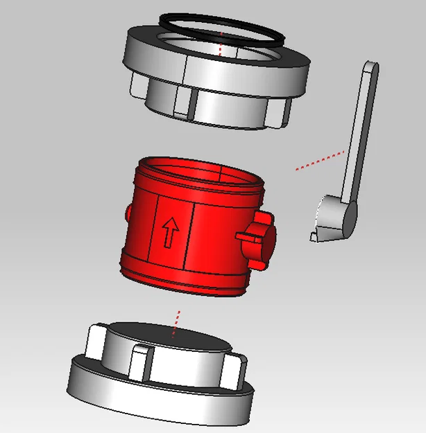 Ống đựng bút chì dạng nắp khóa vòi chữa cháy - Image 4