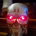 Mô hình đầu lâu T-800 Endoskeleton in 3D độc đáo kèm đèn LED - Thumbnail 2