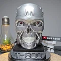 Mô hình đầu lâu T-800 Endoskeleton in 3D độc đáo kèm đèn LED - Thumbnail 3