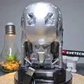 Mô hình đầu lâu T-800 Endoskeleton in 3D độc đáo kèm đèn LED - Thumbnail 9