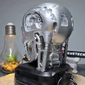 Mô hình đầu lâu T-800 Endoskeleton in 3D độc đáo kèm đèn LED - Thumbnail 10