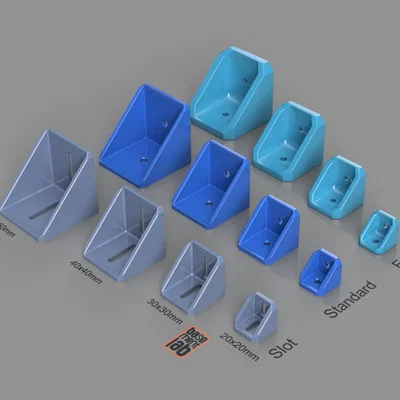 Bracket Có Hỗ Trợ - Profile 2020/3030/4040/5050 V/T-Slot