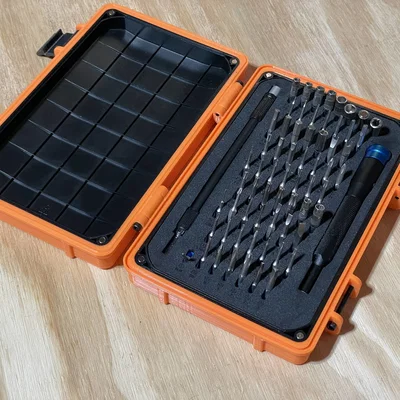 Khung hộp Rugged cho iFixit Mako Driver Kit (bản lề vít M3)