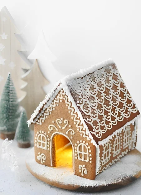 Bộ Khuôn Cắt Bánh Quy Ngôi Nhà Bánh Gừng 3D (Gingerbread House) - Image 1