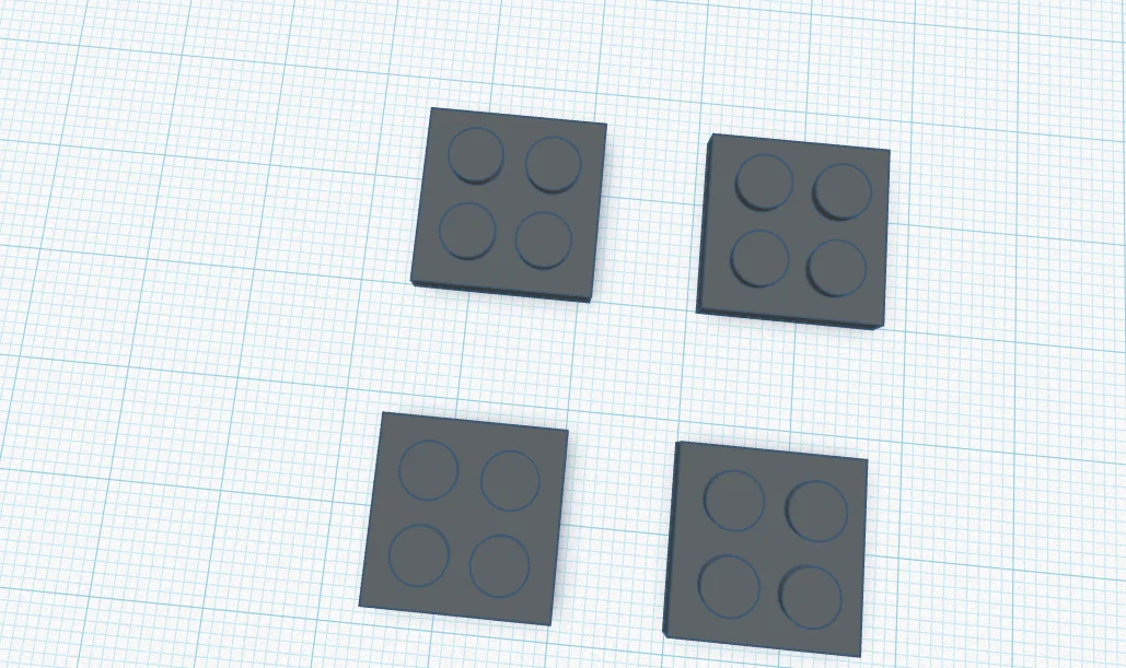 Mô hình mảnh ghép LEGO 2x2 tự in 3D cực chuẩn - Image 1