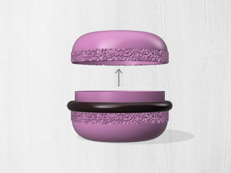 Hộp đựng Macaroon (Macaroon Container / Macaroon Box) - Image 2