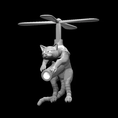 Heli-kitty (Mèo trực thăng robot)
