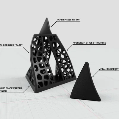 Cúp AN01 cho Giải thưởng 3D Printing Industry Awards