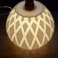 Chụp đèn LED trang trí đường kính 100mm in 3D đẹp mắt - Thumbnail 4