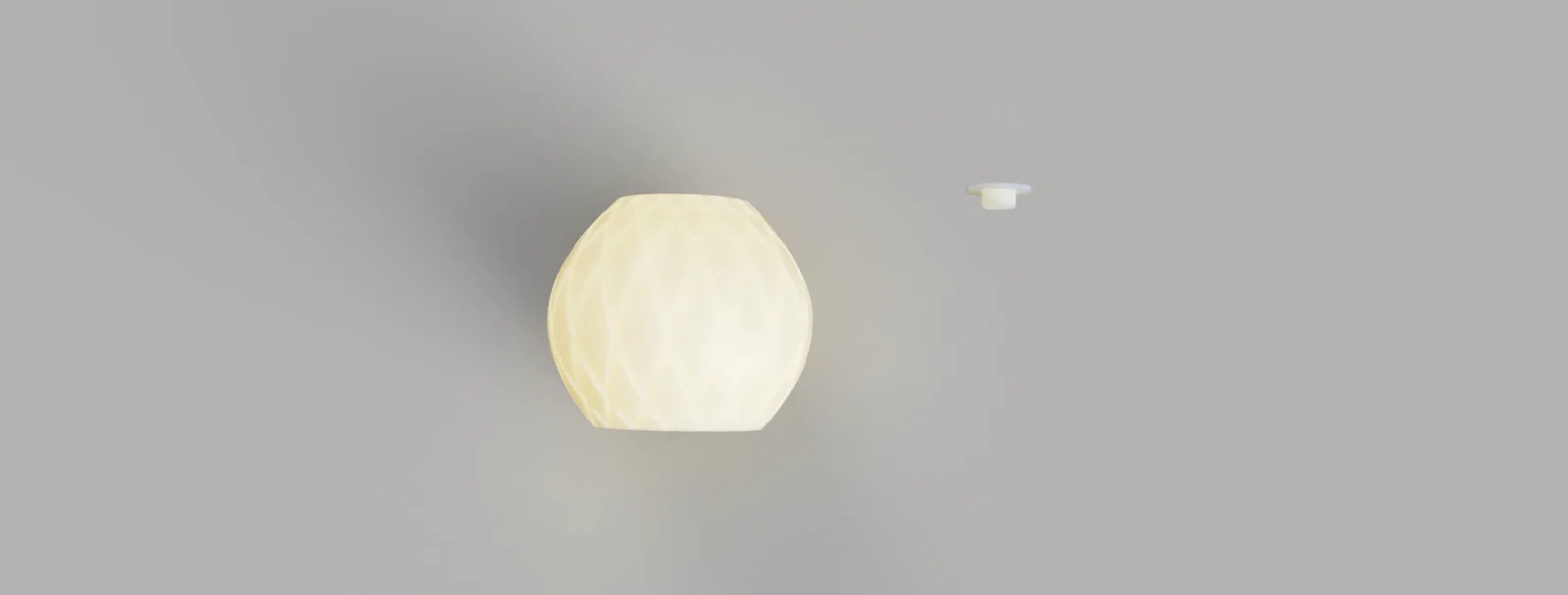 Chụp đèn LED trang trí đường kính 100mm in 3D đẹp mắt - Image 5